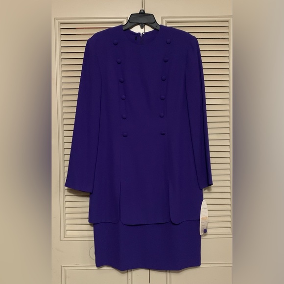 Marianne dress woman purple size 12 new - Picture 1 of 8